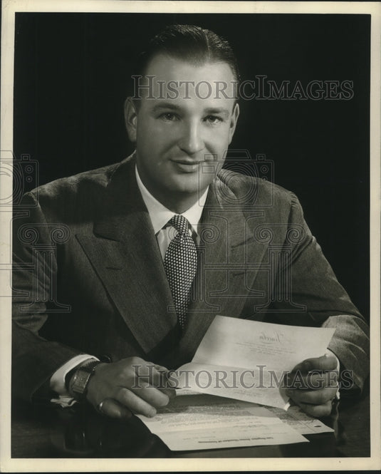 Press Photo Benson Ford, grandson of Henry Ford - Historic Images