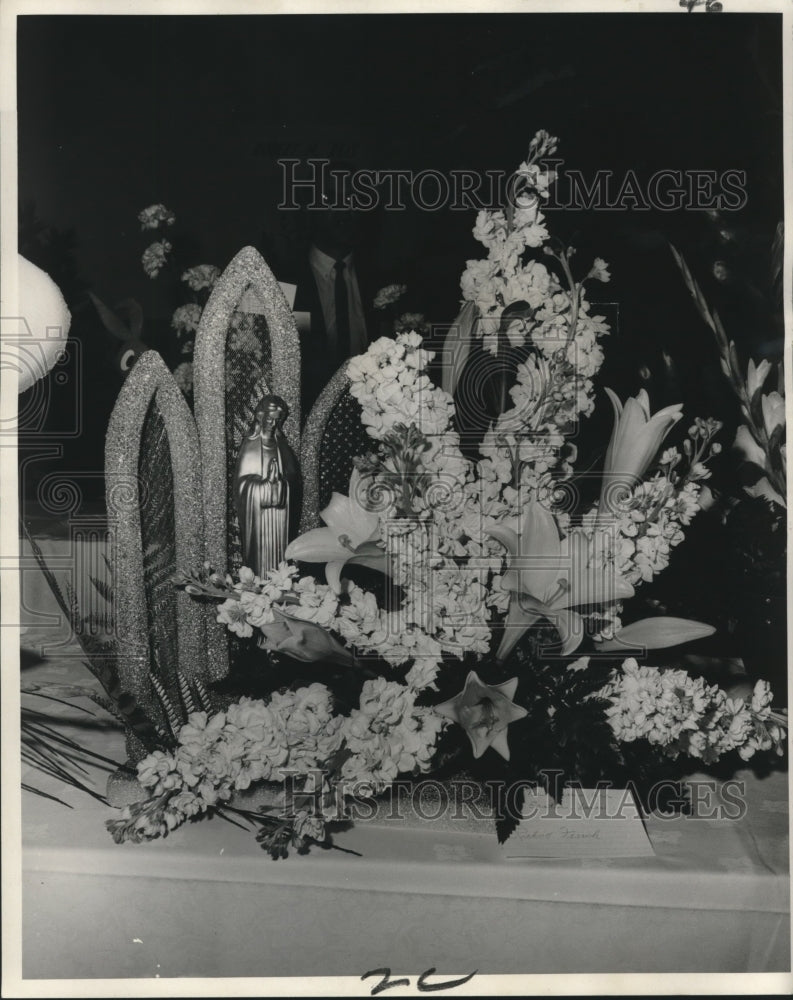 1967 Press Photo Spring show by New Orleans Retail Florist Association - Historic Images