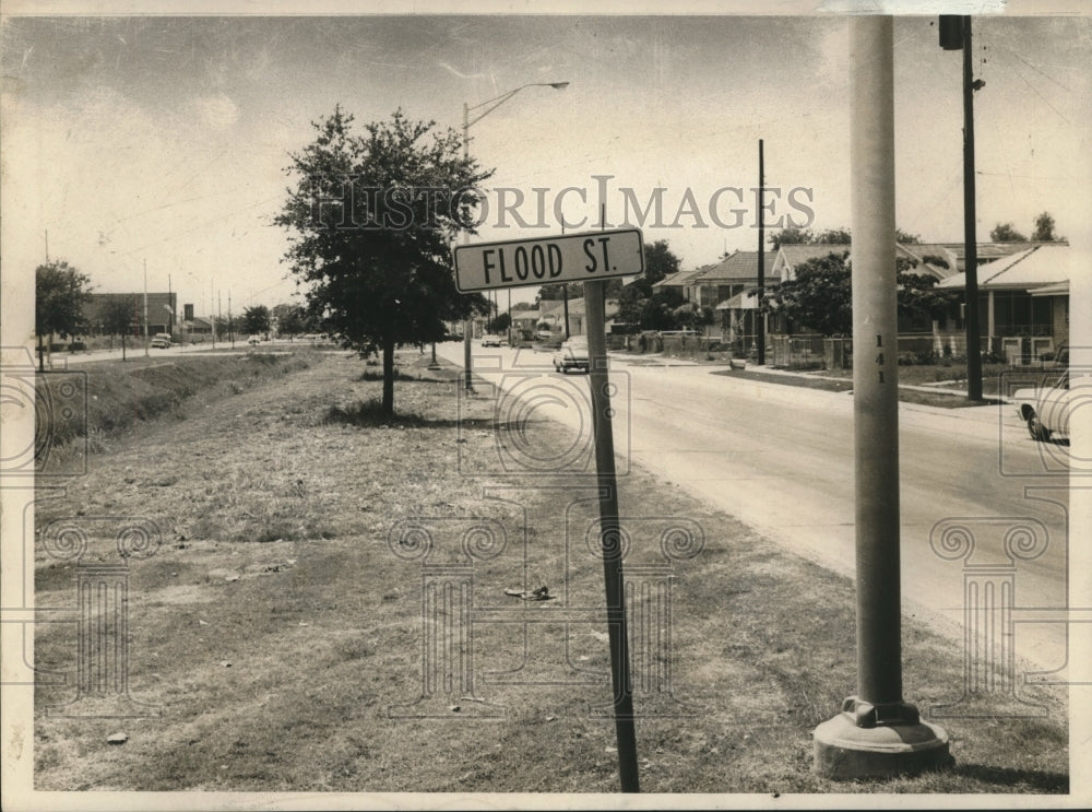 1966 Press Photo Flood street no longer lives up to its name - nob19439 - Historic Images