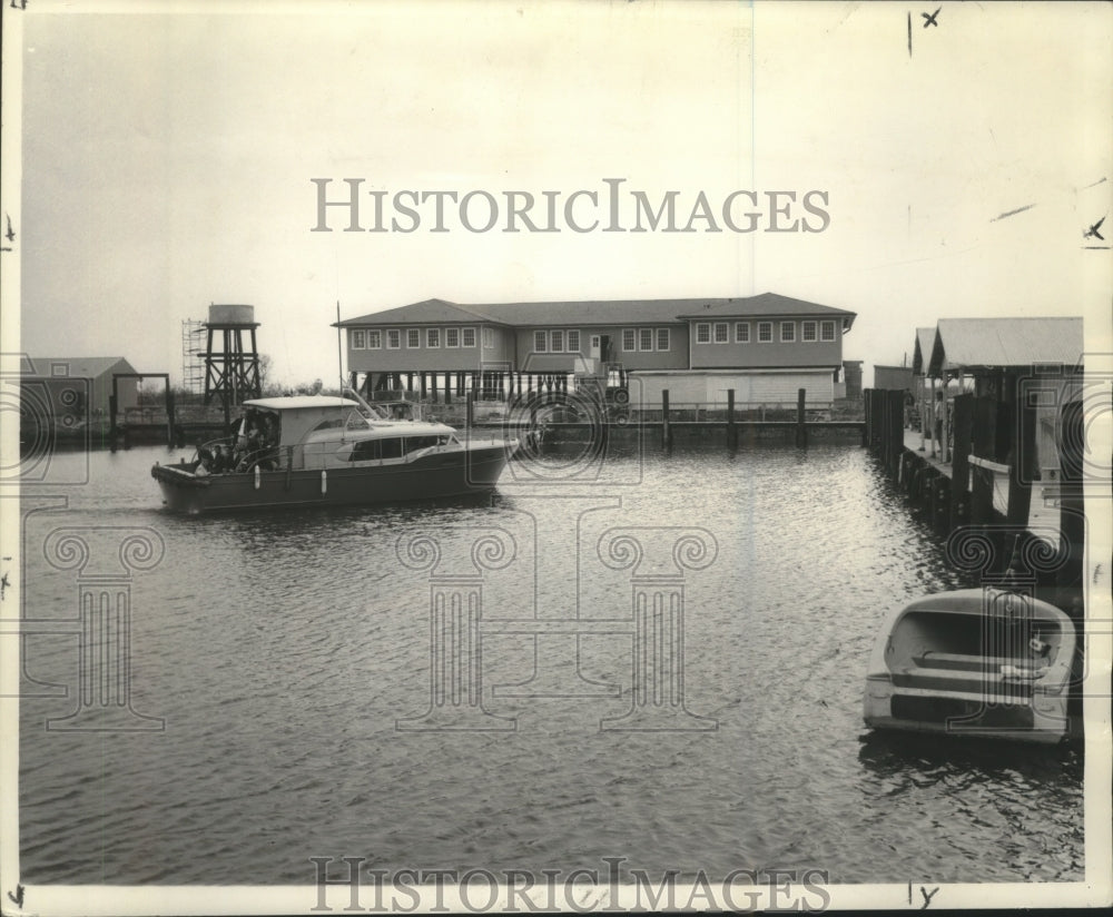 1960 Press Photo The Conservation of Wildlife Resources new Marine Laboratory - Historic Images