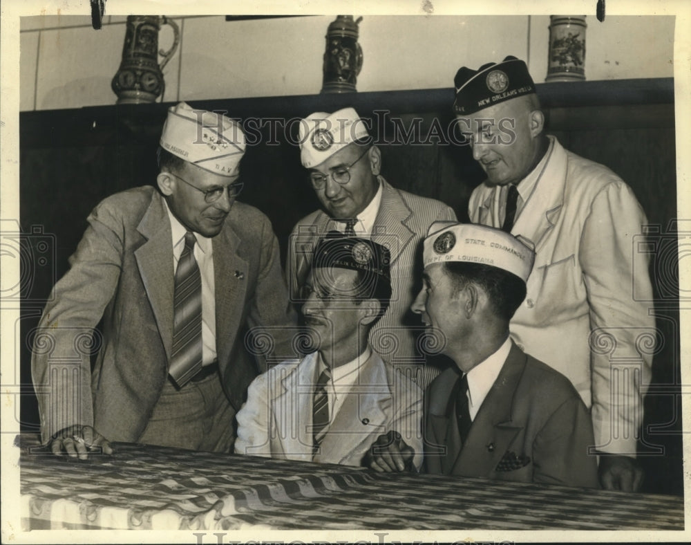 1941 Press Photo New officers of Disabled American Veterans of the World War - Historic Images