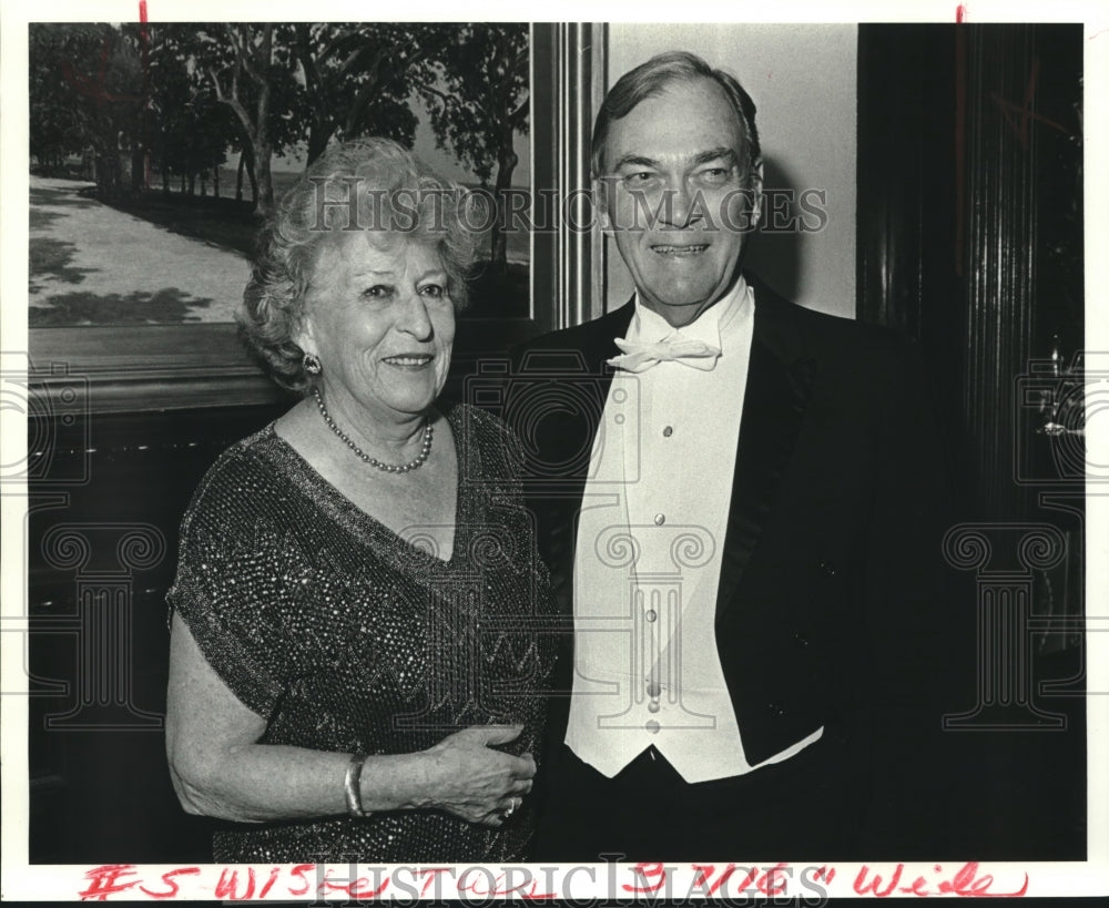 1988 Press Photo Mrs and Mr Fleming George - Historic Images