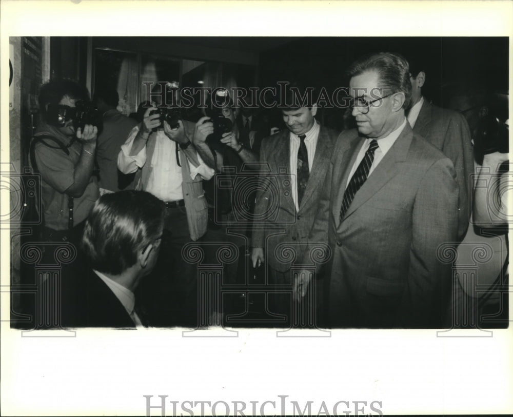 1991 Press Photo Marvin Gorman arrives at Civil Court Monday morning - Historic Images