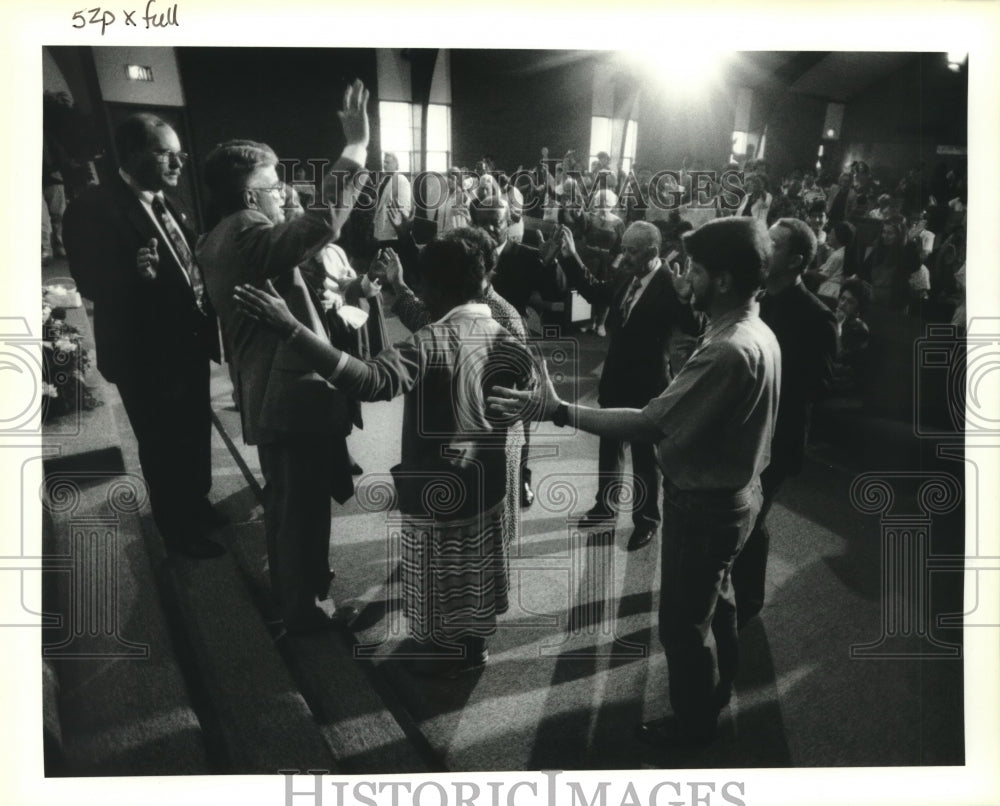 1994 Press Photo Marvin Gorman preaching, Marvin Gorman Church - nob20024 - Historic Images