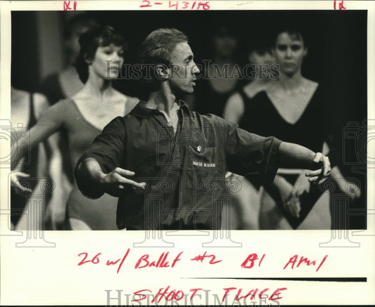 1987 Press Photo Vyacheslav Gordeyev, Moscow Ballet Artistic Director - Historic Images