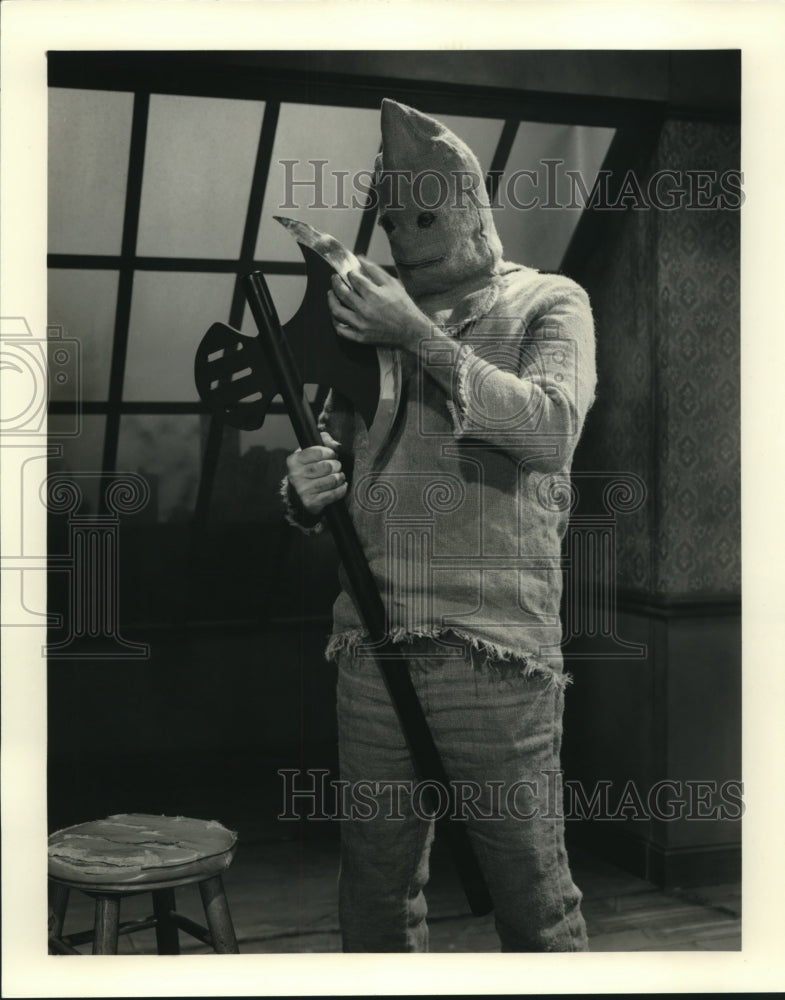 1987 Press Photo Tommy George as Chopsley - Historic Images