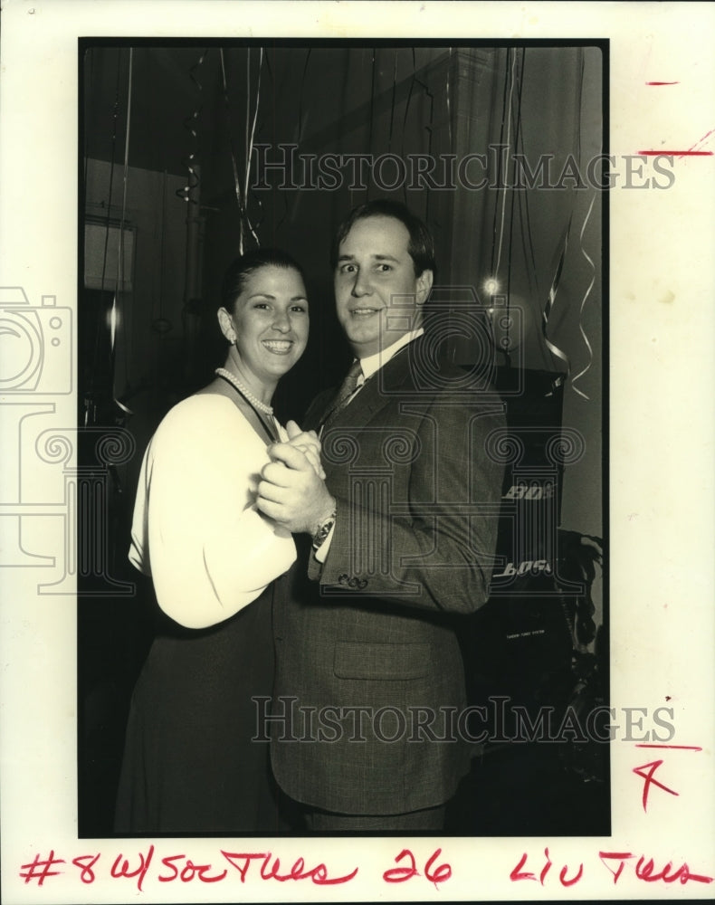 1989 Press Photo Alexa Georges, Bert Duvic attends Planned Parenthood Benefit - Historic Images