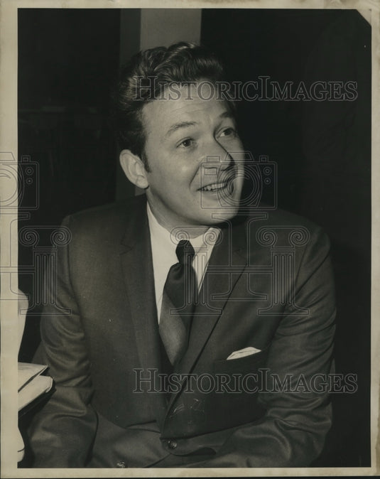 1968 Press Photo William Georgiades of Jackson School, St. Bernard Parish - Historic Images