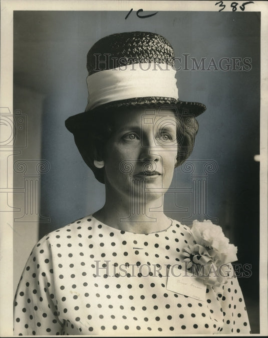 1966 Press Photo Mrs. Rex Golson of the Southeastern Geo-physical Auxiliary - Historic Images