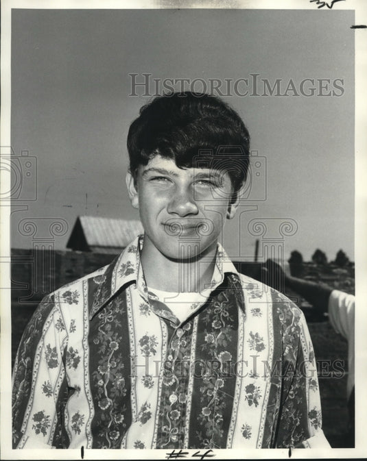 1975 Press Photo Good Provider contest second-placer Richard Zaunbrecker - Historic Images