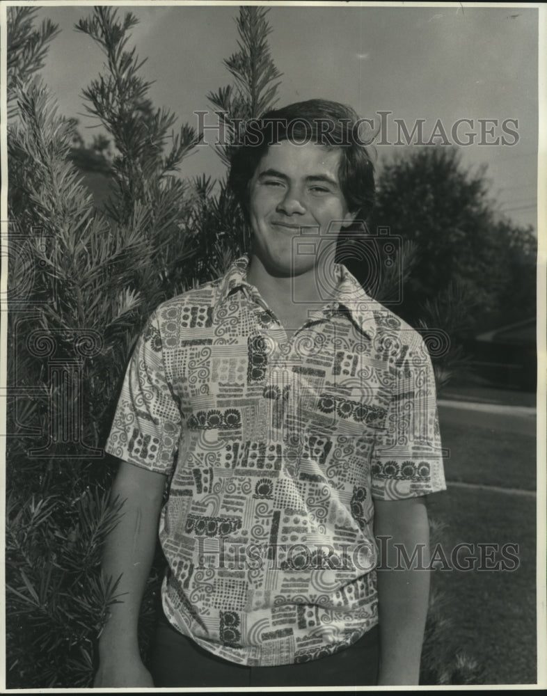 1976 Press Photo Good Provider - Jeffrey Broussard, third winner in family - Historic Images