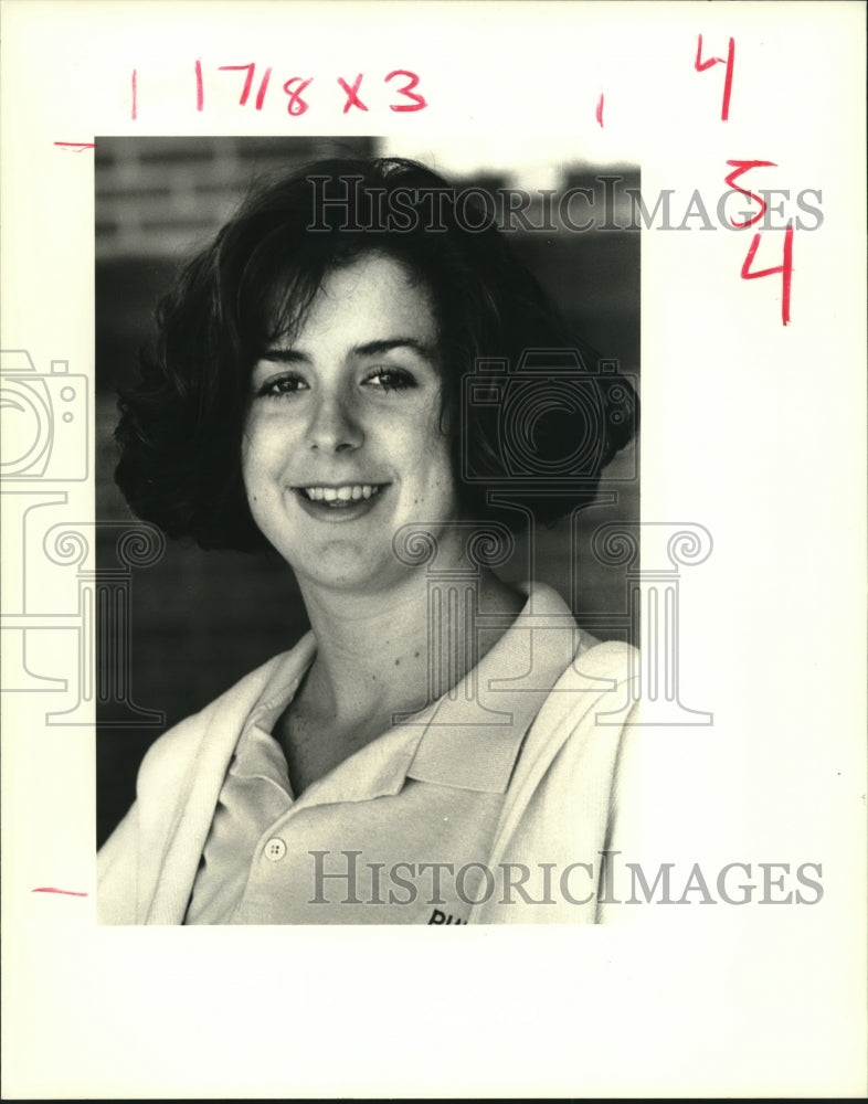 1989 Press Photo Basketball player Jenny Goodyear of St. Martin&#39;s School - Historic Images