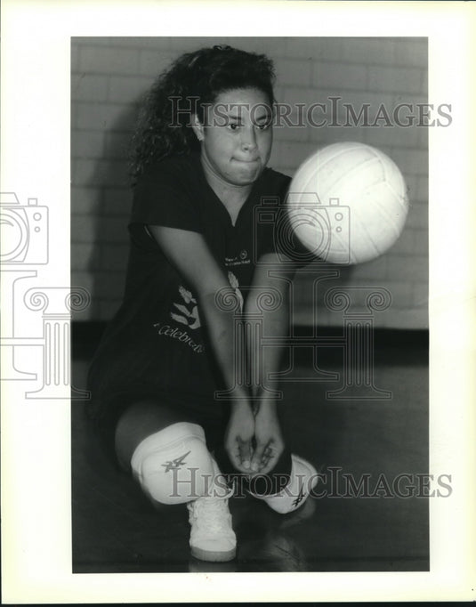 1991 Press Photo Belkis Gonzales, St. Bernard High, Volleyball All-Star - Historic Images
