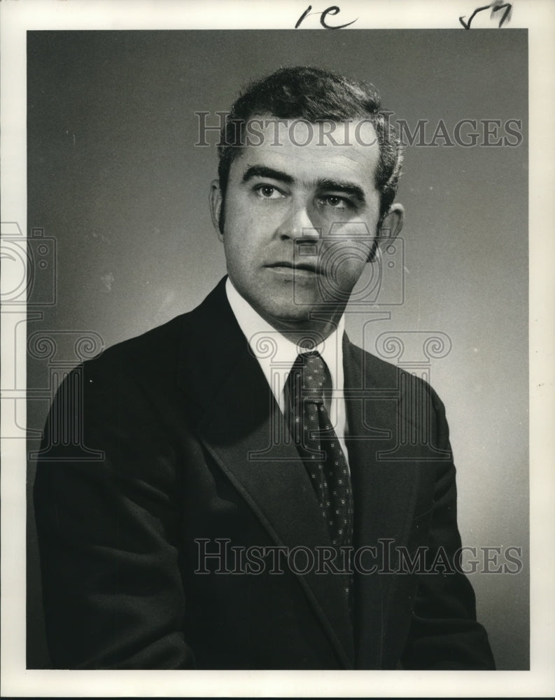 1971 Press Photo Thomas Gandolfo new president of Vieux Carre Action A ...