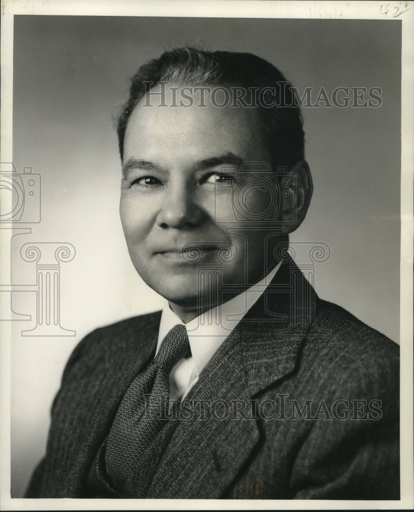 1953 Press Photo Rafael A. Gonzales, manager at Airtemp Division Chrysler Corp. - Historic Images