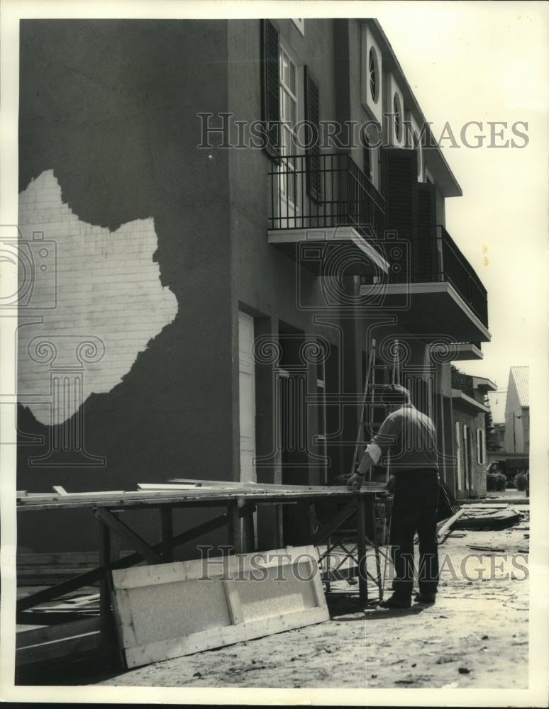 1968 Press Photo New Orleans&#39; French Quarter shown at German-American Volksfest - Historic Images