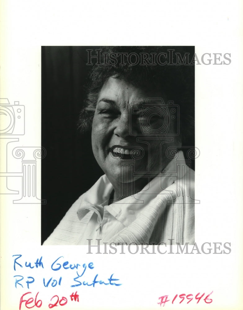 1994 Press Photo Portrait of Ruth George - Historic Images