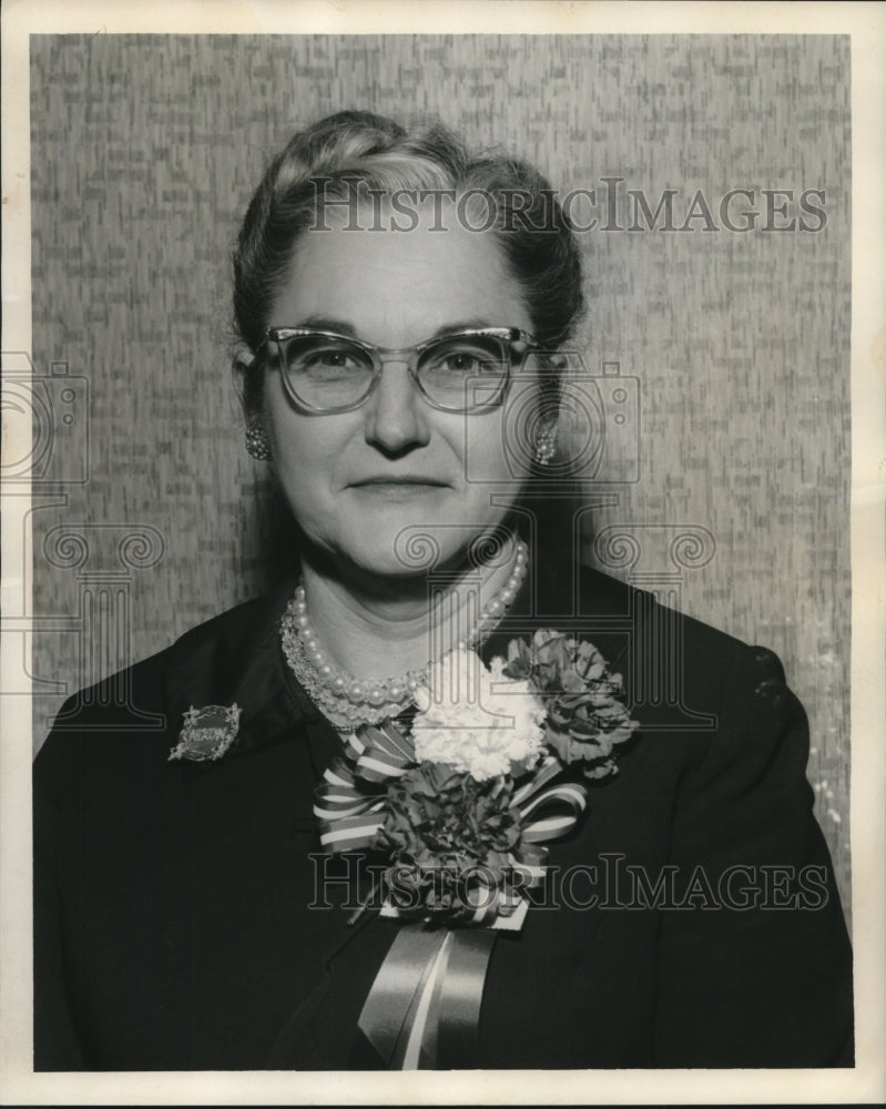 1960 Press Photo Mrs. Peter Gibson, National Federation of Republican Women - Historic Images