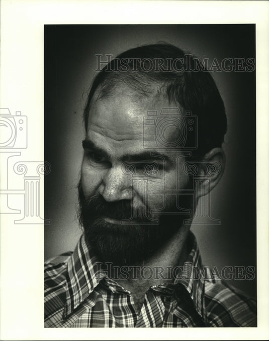 1980 Press Photo Basile "Brother" Gilardi, Jr. - nob20585 - Historic Images