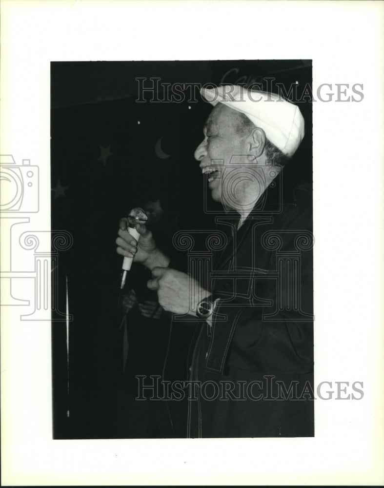 1993 Press Photo Ruben &#39;Mr. Salsa&#39; Gonzalez, Cafe Istanbul - Historic Images