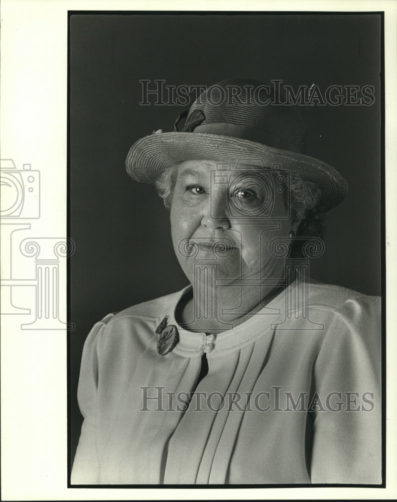 1987 Press Photo Mrs. Maurice Gernhauser, New Orleans Garden Clubs Council - Historic Images