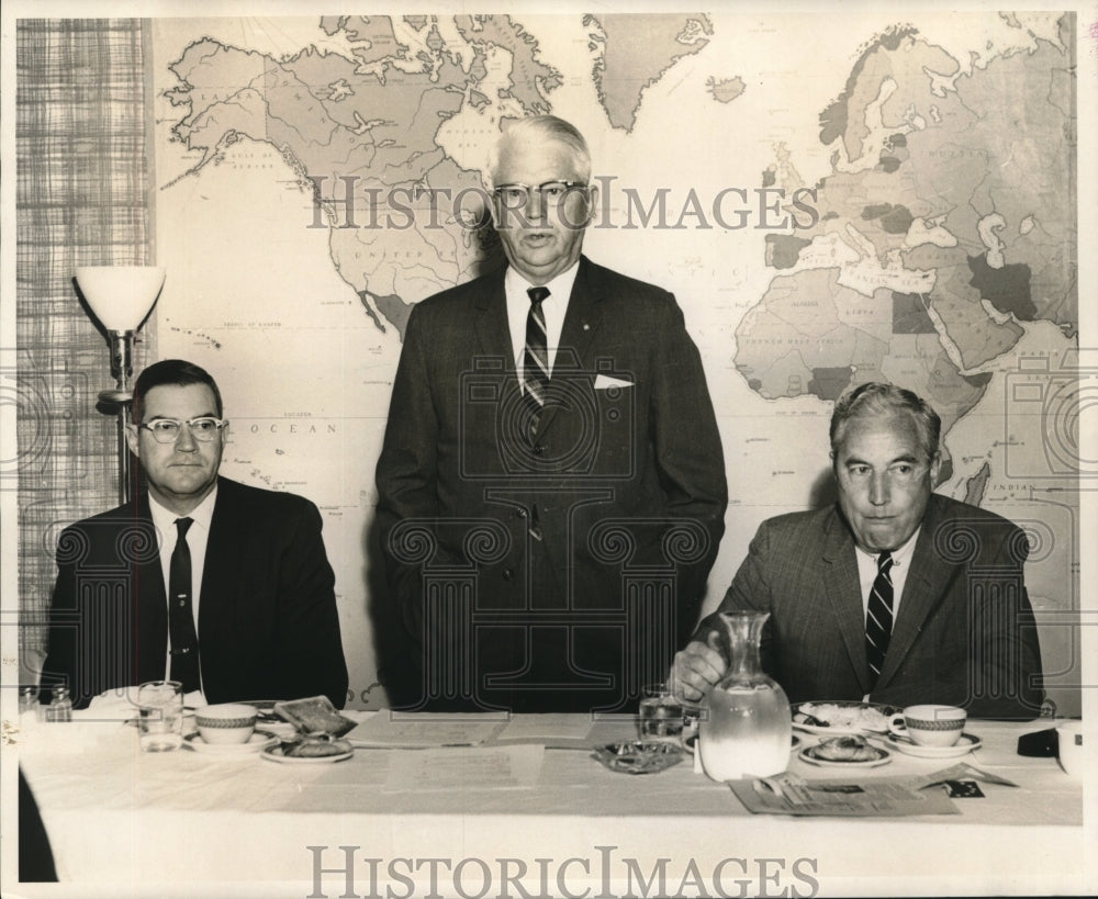 1964 Press Photo Breakfast for Explorer Scouts Executives in New Orleans - Historic Images