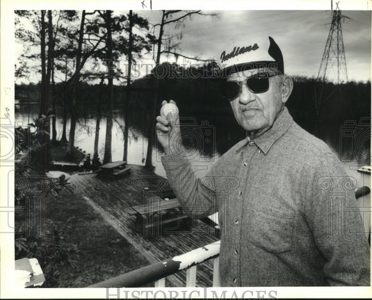 1991 Press Photo Charley Greek, George former baseballer - Historic Images
