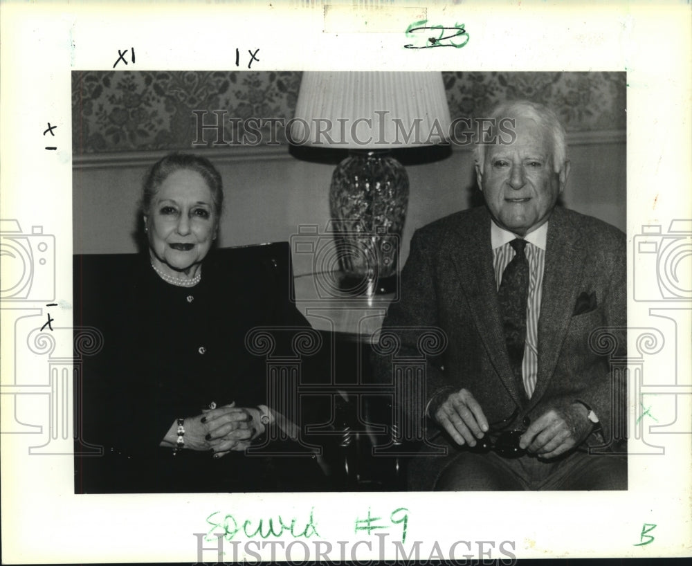 1990 Press Photo Hadassah Brunch attendees Irving I. Gerson and Rosalie Cohen - Historic Images