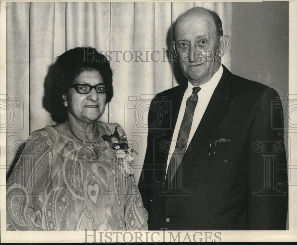 1969 Press Photo Mr &amp; Mrs August &quot;Celestino&quot; Gonzalez&#39;s 50th Wedding Anniversary - Historic Images