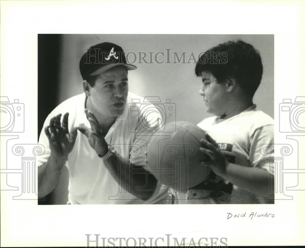 1992 Press Photo Jefferson Parish Parks and Recreation Department- Basketball - Historic Images