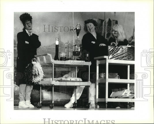 1995 Press Photo "Good Medicine For Life" Rally at St. Bernard Parish School - Historic Images