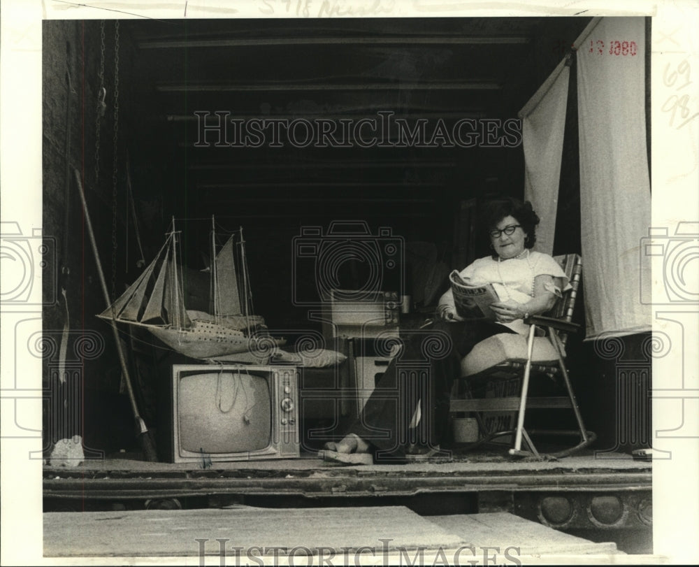 1980 Press Photo Dorothy Rumore, an employee of Goodwill Rehabilitation Center - Historic Images