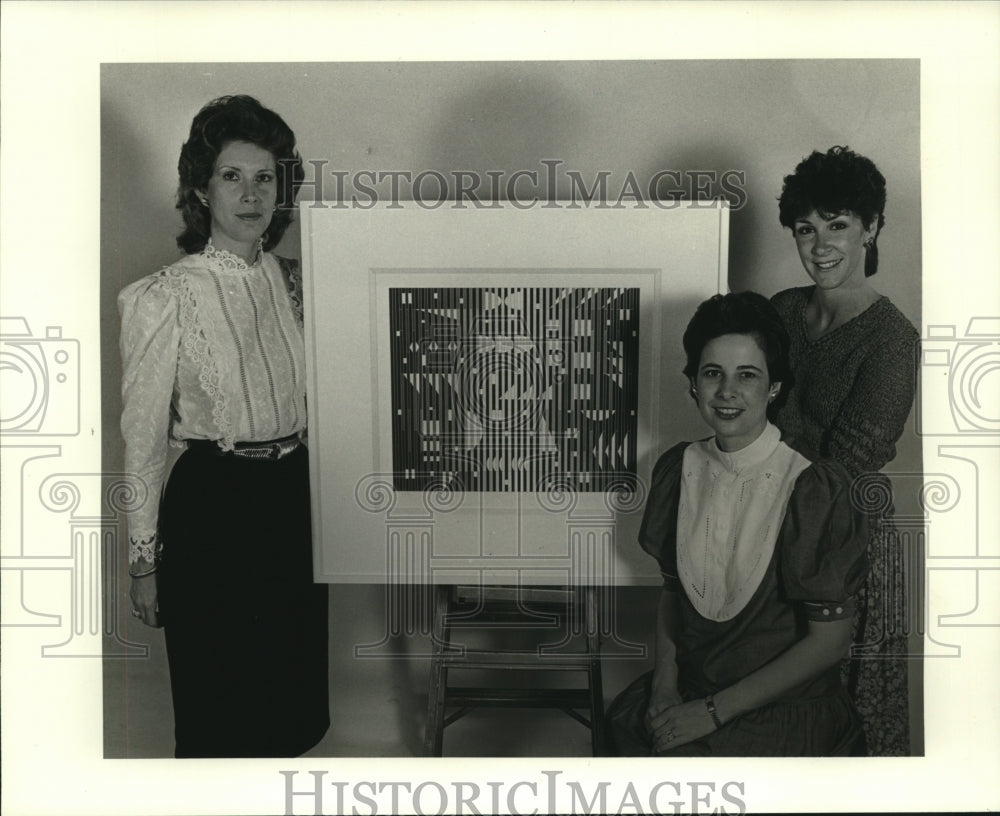 1983 Press Photo Officers of Jewish Welfare Fund Women&#39;s Division with seigrahp - Historic Images