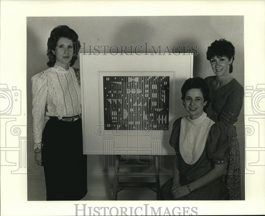 1983 Press Photo Officers of Jewish Welfare Fund Women's Division with seigrahp - Historic Images