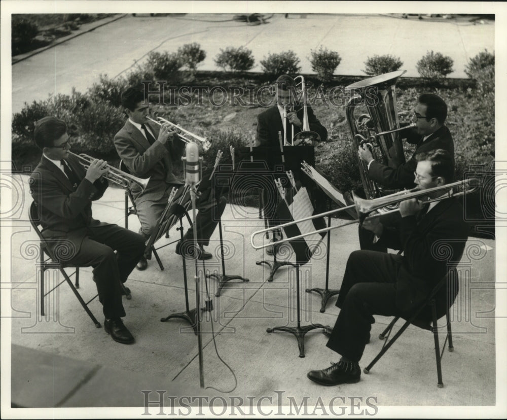 1956 Jerold Gerbercht &amp; University of Louisville Brass Quintet - Historic Images