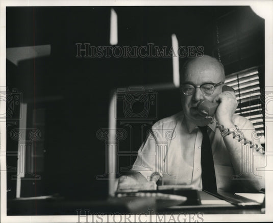 1968 Press Photo Rev. Viuckelmann of German Seaman's House - nob21072 - Historic Images