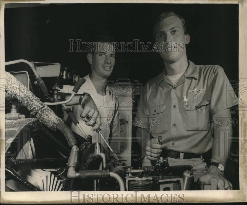 1967 Wesley Goodman &amp; Joe Mumfrey- Delgado College Aeronautics - Historic Images