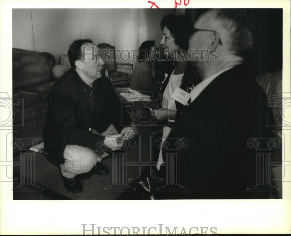 1994 Press Photo Delegates at New Orleans Writers&#39; Conference at Westin Hotel - Historic Images