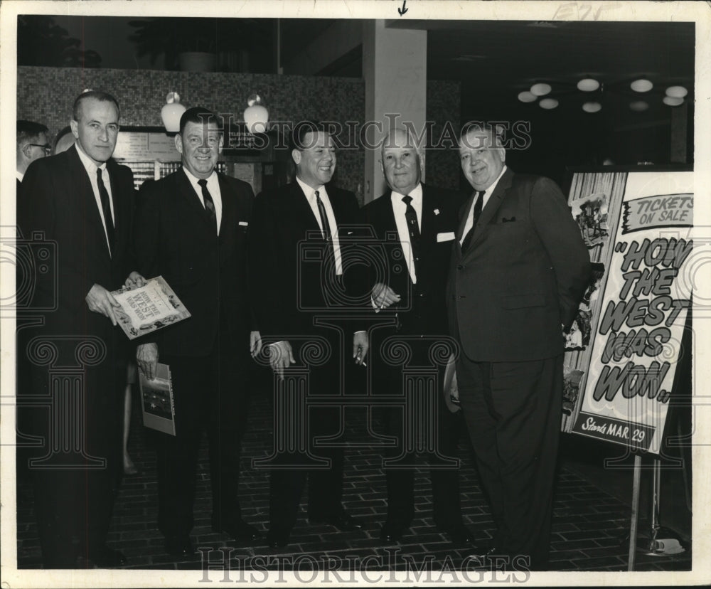 Press Photo Group at &quot;How the West Was Won&quot; event - Historic Images