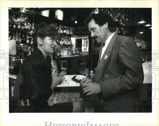 1992 Press Photo Julie Miller and Tim Goodwin - nob21160 - Historic Images
