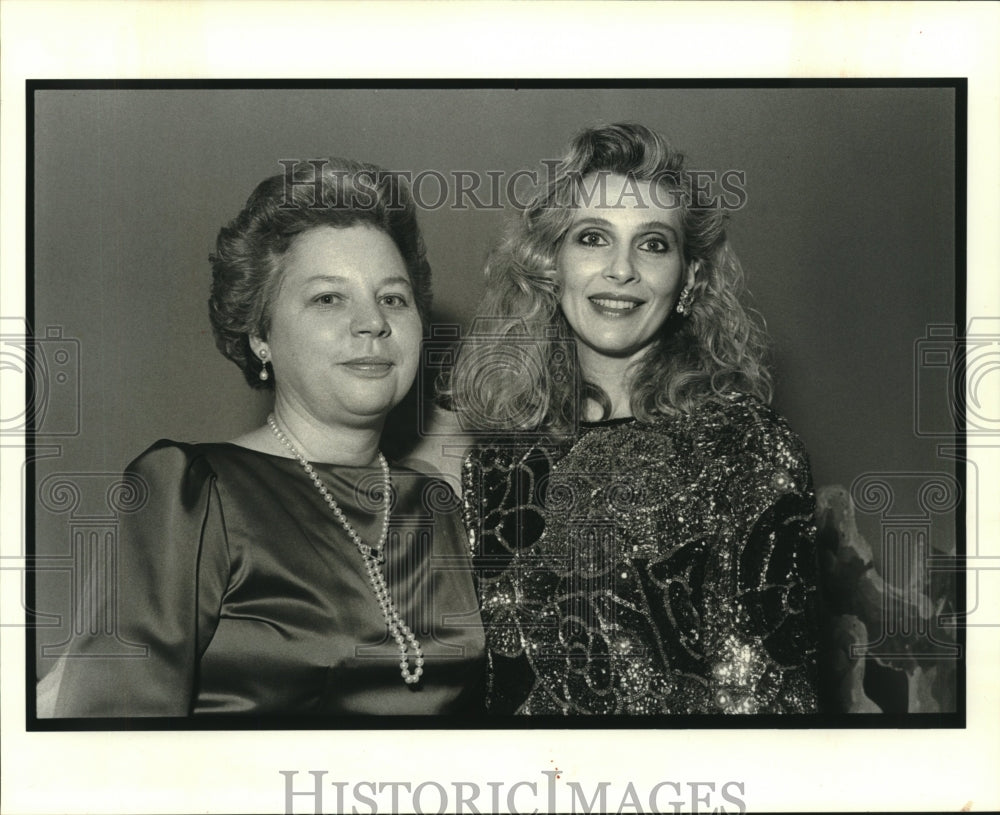 1990 Press Photo Adriel Arceneaux, Nicette Goodier at Nereus ball - Historic Images