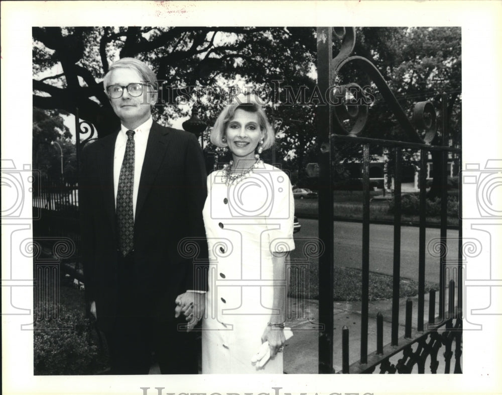 1991 Press Photo Glen and Nicette Goodier at the Orleans club - nob21170 - Historic Images