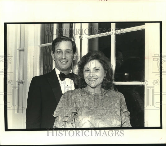 1989 Press Photo Alan & Sherrie Goodman, Anti-Defamation League Banquet - Historic Images