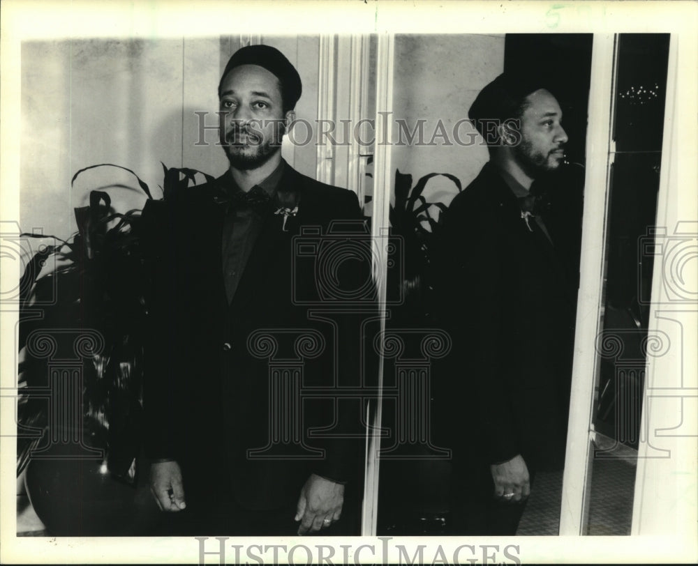 1990 Press Photo Dr. Johnny Gibson, New Orleans Medical Association - Historic Images