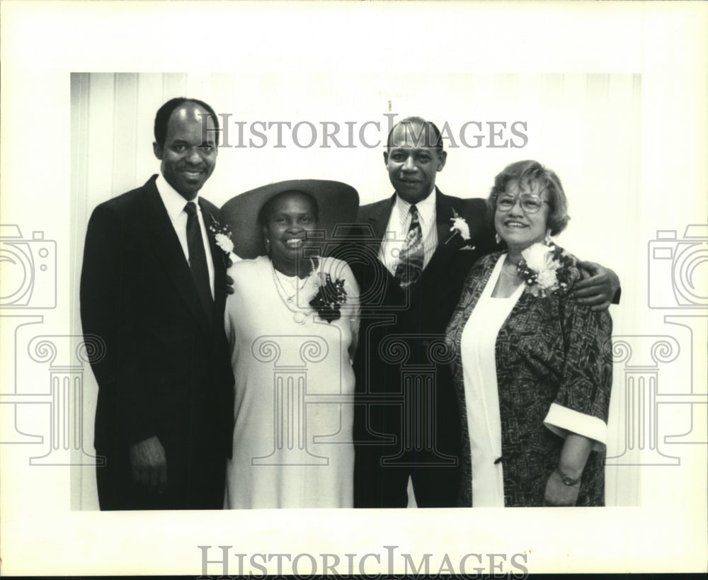 1991 Press Photo Participants at a NAACP Ceremony - nob21186 - Historic Images