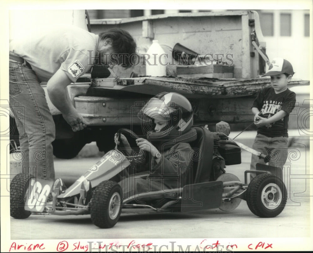 1993 Press Photo Go-Carts - nob21278 - Historic Images