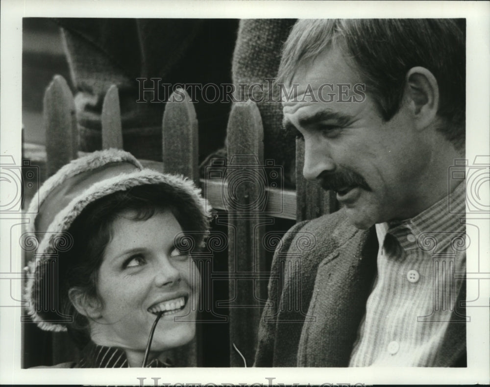 1975 Press Photo Sean Connery & Samantha Eggar co-stars in The Molly Maguires - Historic Images