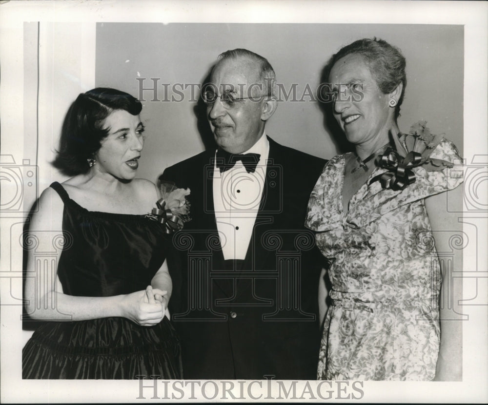 1955 Press Photo National Council of Jewish Women&#39;s convention, Roosevelt Hotel - Historic Images