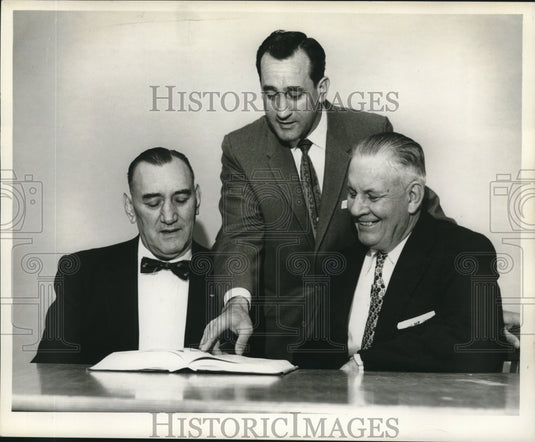 Press Photo New Orleans Boxing Club Officers' meeting - Historic Images