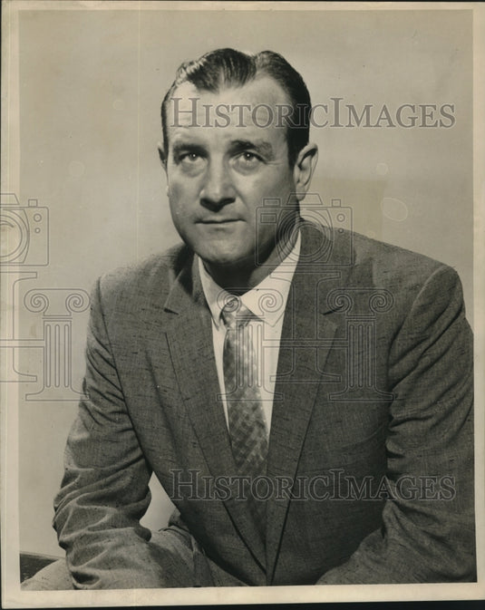 1958 Press Photo Harry "Wop" Glover, Metairie Playground & Community Center - Historic Images